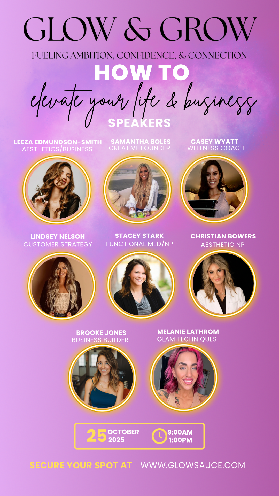 GLOW & GROW- EVENT