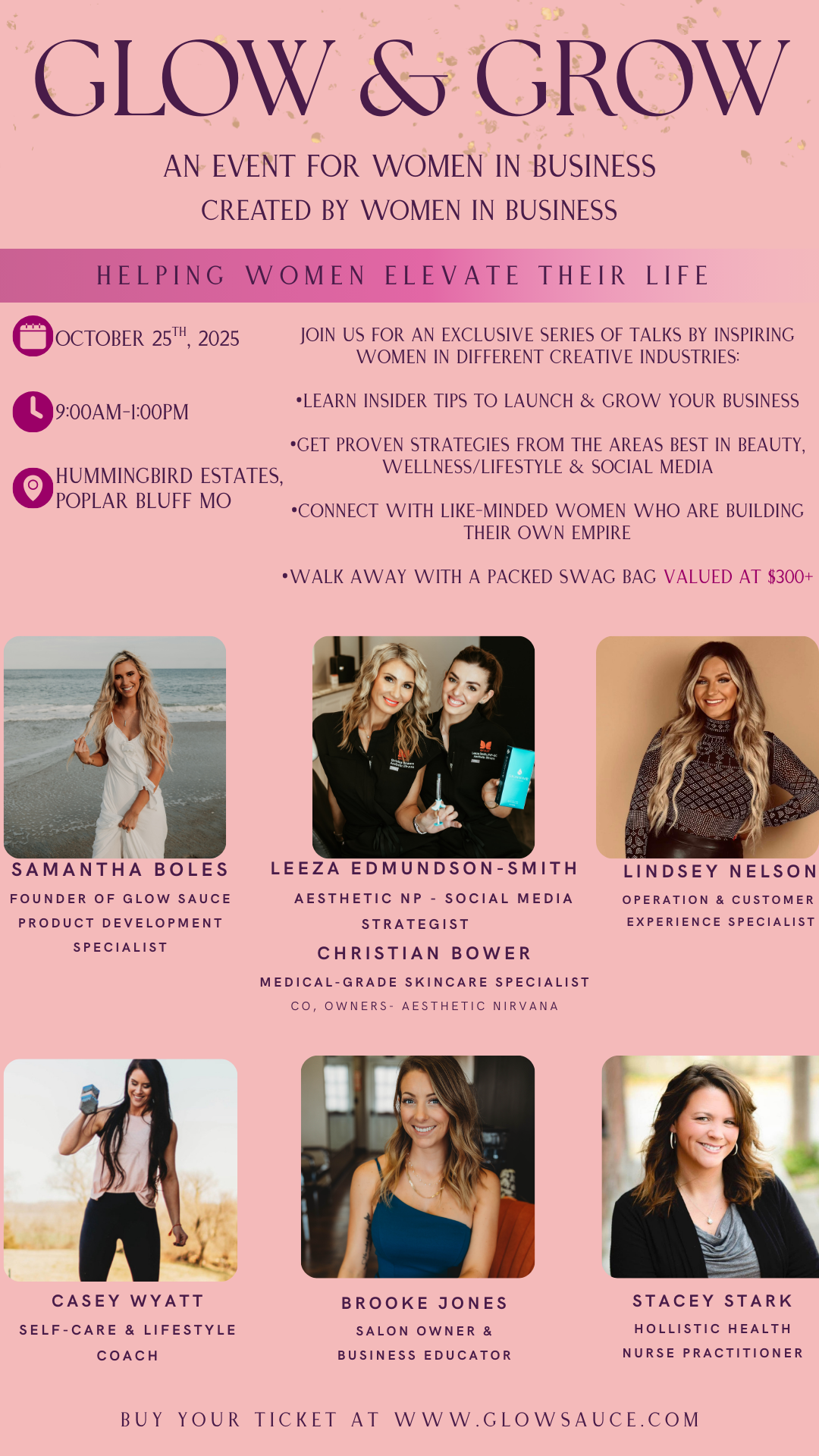 GLOW & GROW- EVENT